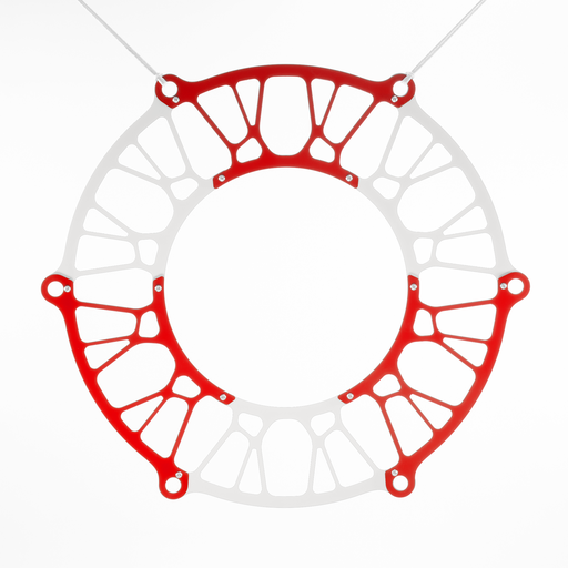 20cm Metal Goal Set (WHITE/RED)